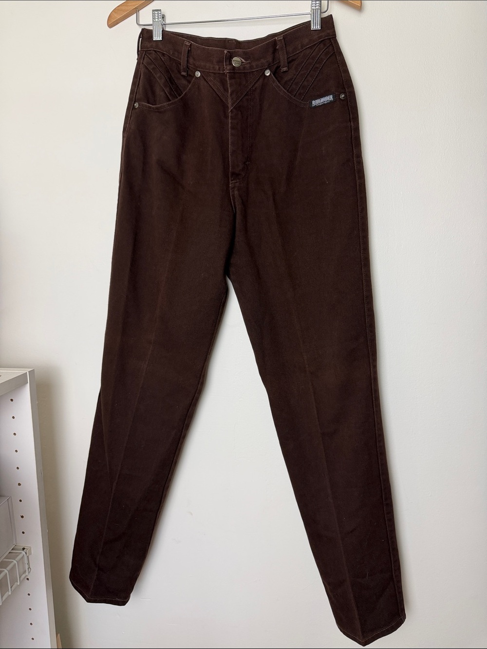 Vintage Roughrider Dark Brown Western style jeans